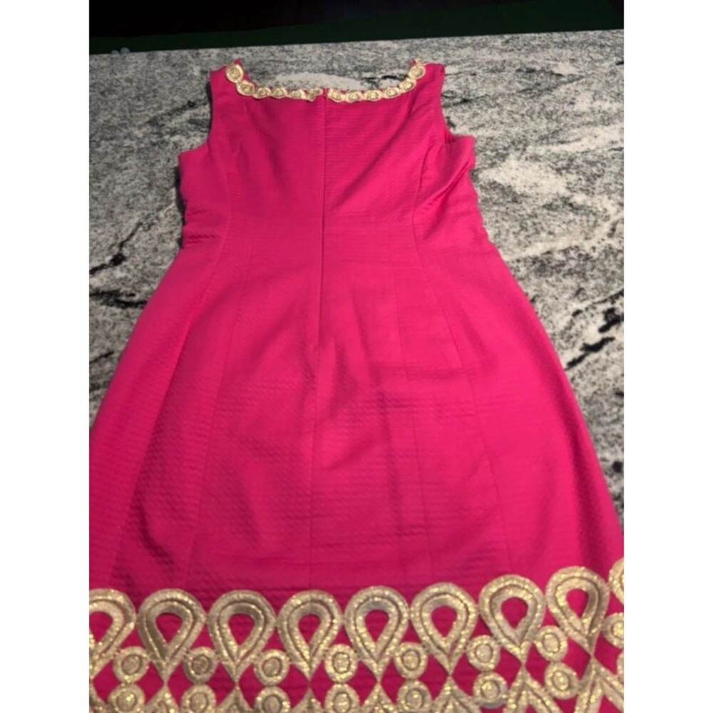 Lilly Pulitzer adelson gold lace dress - Picture 8 of 15